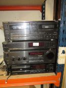 A TECHNICS FOUR STAGE HI-FI (NO SPEAKERS)