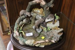 COUNTRY ARTISTS FIGURE TABLEAU 'TRANQUIL WATERS'