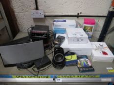 A BOSE SOUND DOCK, RASPBERRY PI STARTER KIT, PROJECT AND EVALUATION KITS, VARIOUS OTHER DOCKING