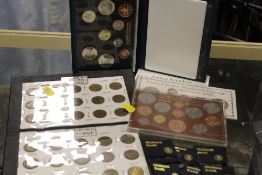 A SMALL COIN COLLECTION TO INCLUDE A BATTLE OF BRITAIN 50P AND A UNITED STATES MEMORIAL COINAGE