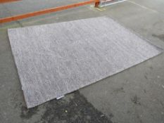 A LARGE MODERN WOOLLEN 'KATHERINE CARANBY' RUG 200 X 300 CM