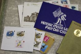 A BOX OF VINTAGE STAMPS