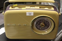 A VINTAGE BUSH RADIO