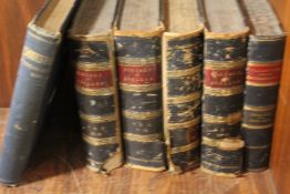 A BOUND VOLUME 1 OF POULTRY PIGEONS CAGE BIRDS RABBITS &C 1883 TOGETHER WITH FIVE VOLUMES OF 'THE