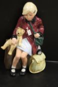 A ROYAL DOULTON FIGURINE 'THE GIRL EVACUEE' HN 3203 LTD EDITION No. 1848