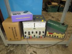 A SELECTION OF ELECTRICAL TEST EQUIPMENT TO INCLUDE FARNELL POWER SUPPLY JUPITER FREQUENCY