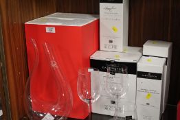 A SELECTION OF DARTINGTON CRYSTAL GLASSWARE TOGETHER WITH A SHAPED DECANTER