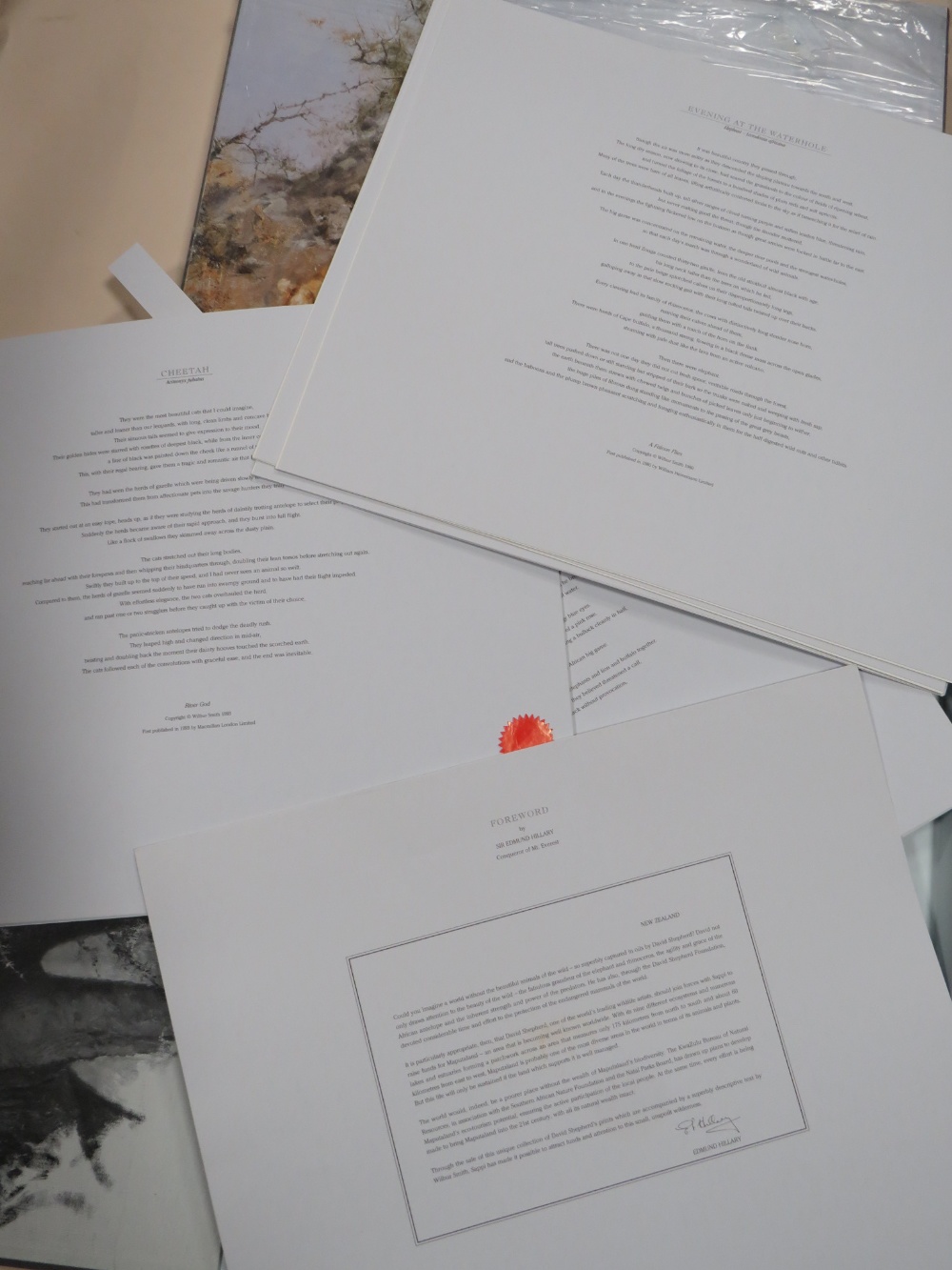 A BOXED DAVID SHEPHERD IN SOUTHERN AFRICA 'THE SAPPI SELECTION' OF SIGNED LIMITED EDITION PRINTS 160 - Image 3 of 7