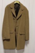 A VINTAGE GANNEX KAGAN TEXTILES LIMITED MOHAIR AND MINK BLEND COAT