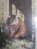 THREE SIGNED LIMITED EDITION DAVID SHEPHERD PRINTS, 'WHISKY THE FARMYARD CAT' 4 / 650, 'HAGGIS OF