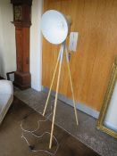 A MODERN FLOOR STANDING LAMP TOGETHER WITH AN ANGLEPOISE LAMP (2)