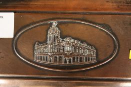 A LONG EATON COOP DIAMOND JUBILEE 1928 COPPER TIN