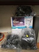 A QUANTITY OF ASSORTED OUTDOOR LAMPS TO INCLUDE SOLAR