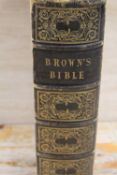 A VINTAGE BROWN'S BIBLE