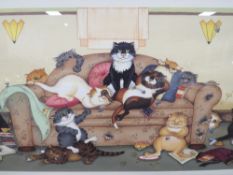 A LINDA JANE SMITH SIGNED LIMITED EDITION PRINT 'CATASTROPHE' No 400 / 850
