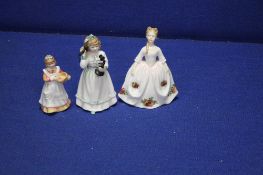 THREE ROYAL DOULTON FIGURINES TO INCLUDE 