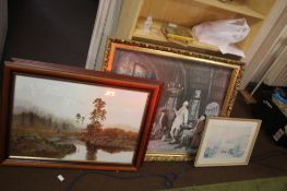 A COLLECTION OF 4 PRINTS TO INCLUDE A COULSON EXAMPLE