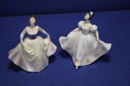 TWO ROYAL DOULTON LADIES TO INCLUDE 