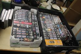 A QUANTITY OF STAR TREK VIDEOS