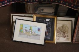 A COLLECTION OF ASSORTED PRINTS