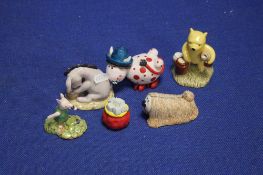 THREE BOXED WINNIE THE POOH FIGURES TO INCLUDE 