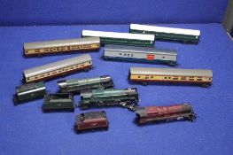 THREE UNBOXED 00 GAUGE TRIANG STEAM LOCOMOTIVES PRINCESS ELIZABETH (4-6-2), EVENING STAR (4-6-2) THE
