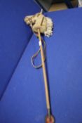 A VINTAGE HOBBY HORSE