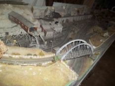 A 20 FOOT SECTIONAL MODEL RAILWAY LAY OUT