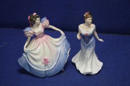 TWO BOXED ROYAL DOULTON LADIES TO INCLUDE 