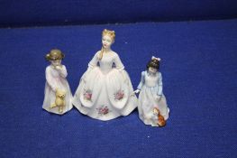 THREE ROYAL DOULTON FIGURINES TO INCLUDE 