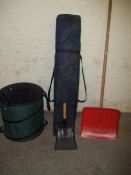 A GAZEBO AND GARDEN ITEMS