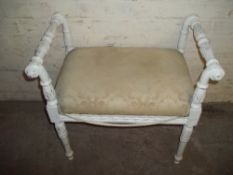 A DECORATIVE DRESSING STOOL