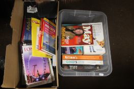 A QUANTITY OF ASSORTED BOOKS AND MAGAZINES