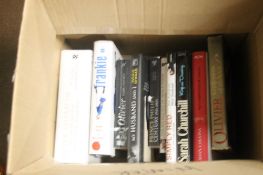 A QUANTITY OF BOOKS TO INCLUDE AUTO BIOGRAPHIES
