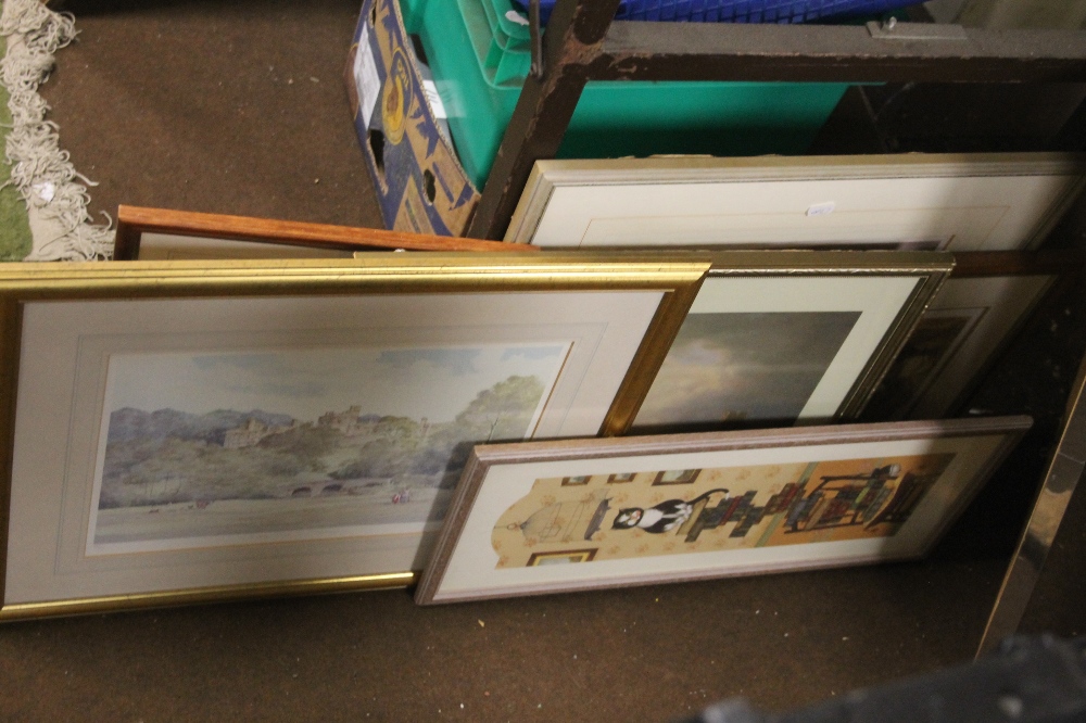 A QUANTITY OF PICTURES AND PRINTS