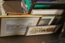 A QUANTITY OF PICTURES AND PRINTS