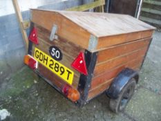 A SMALL CAR TRAILER
