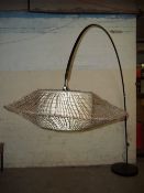 A LARGE RETRO STYLE FLOOR STANDING LAMP