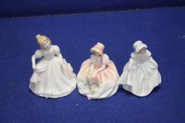 THREE BOXED ROYAL DOULTON FIGURES TO INCLUDE 