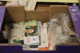 A BOX OF KNITTING PATTERNS, TO INCLUDE EMU, ETC