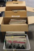 THREE BOXES OF ASSORTED LP RECORDS