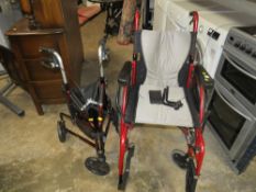 A COLLAPSIBLE WHEELCHAIR AND WALKING FRAME (2)