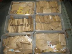 WORLDWIDE RANGES IN 1000'S OF ENVELOPES, contained in six plastic crates, most issuing countries