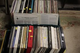 TWO TRAYS OF MOSTLY CLASSICAL LP RECORDS