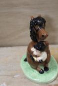 A ROYAL DOULTON THELWELL MODEL ENTITLED 'DEAL PONY FOR A NERVOUS CHILD' NT10