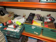 A LARGE QUANTITY OF ASSORTED LIGHTING AND ELECTRICALS