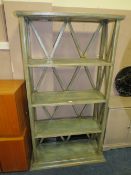 A MODERN BOOKCASE H-178 W-102 CM