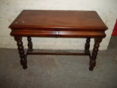 AN ANTIQUE MAHOGANY DESK