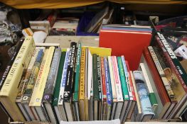 A TRAY OF RAILWAY AND TRAIN BOOKS