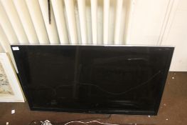 A PANASONIC 42 INCH WALL MOUNTED FLAT SCREEN TV NO BRACKETS